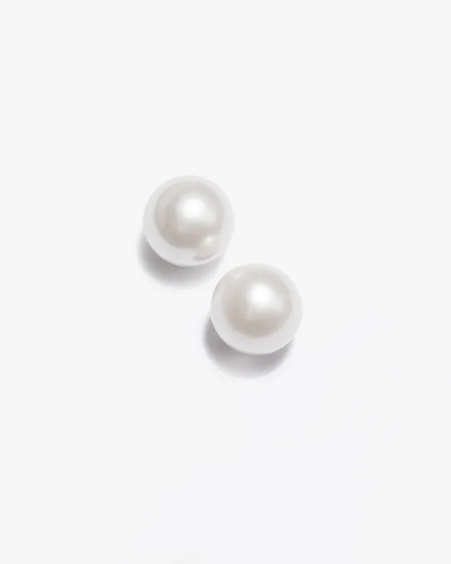 Pearl Round Stud Earrings sold by Collete Hayman