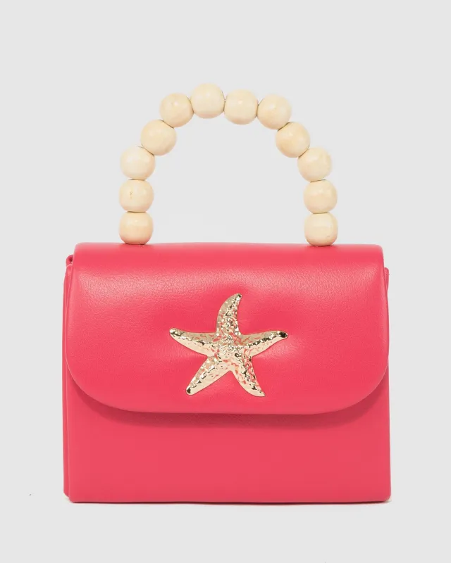 Red Mara Starfish Top Handle Bag sold by Collete Hayman