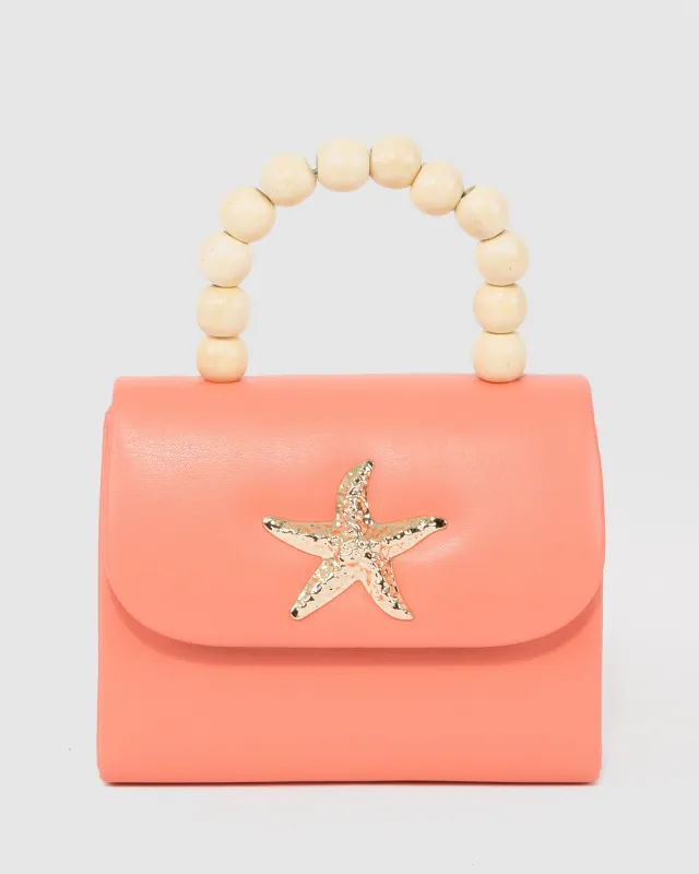 Orange Mara Starfish Top Handle Bag sold by Collete Hayman