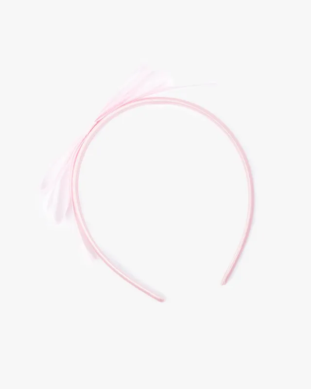Pink Thin Fabric Bow Headband sold by Collete Hayman