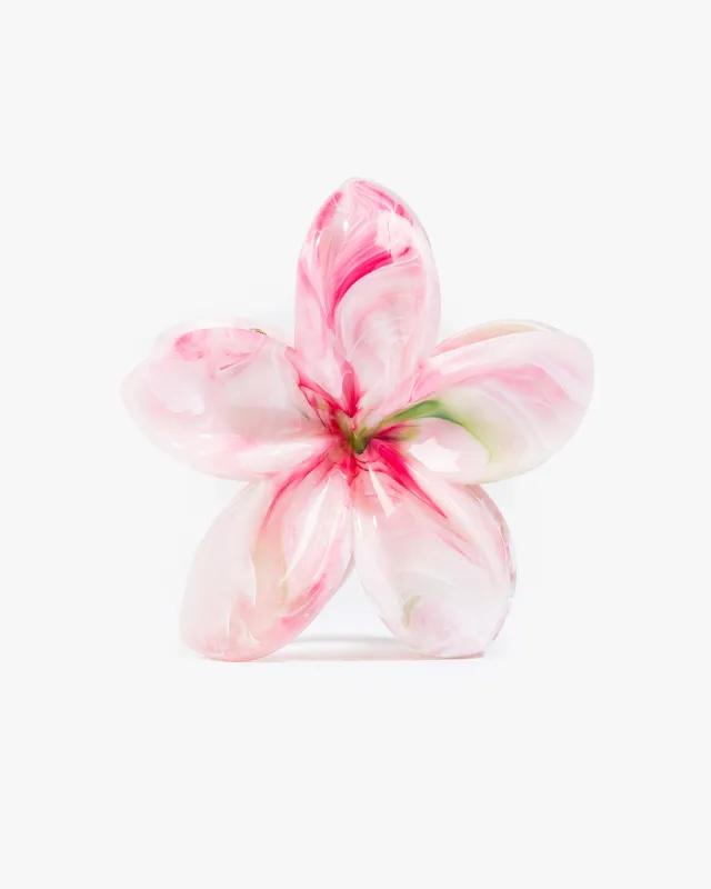 Multi Colour Marble Effect Flower Hair Claw Clip sold by Collete Hayman