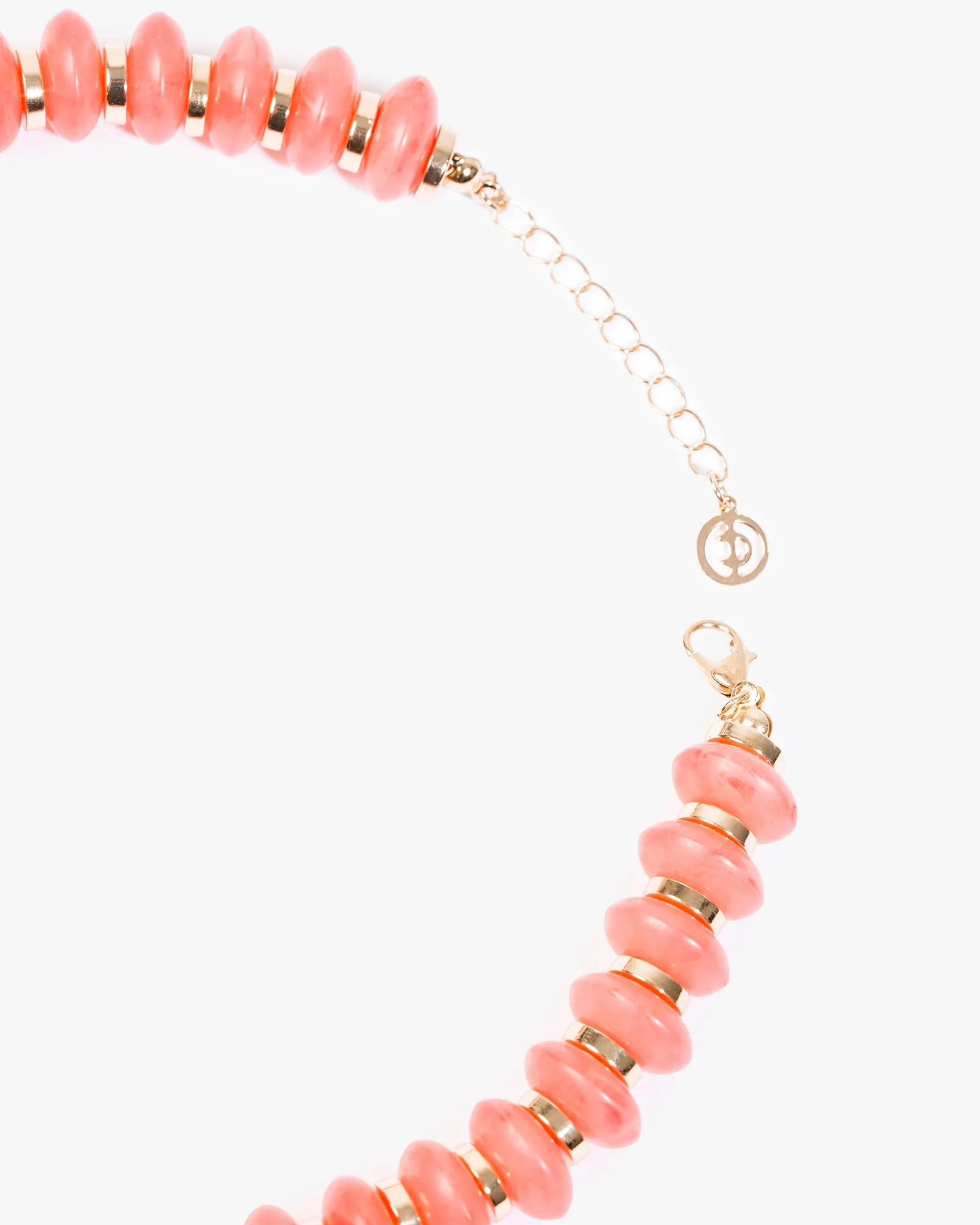 Pink Multi Rounded Beads Necklace sold by Collete Hayman product image thumbnail 2