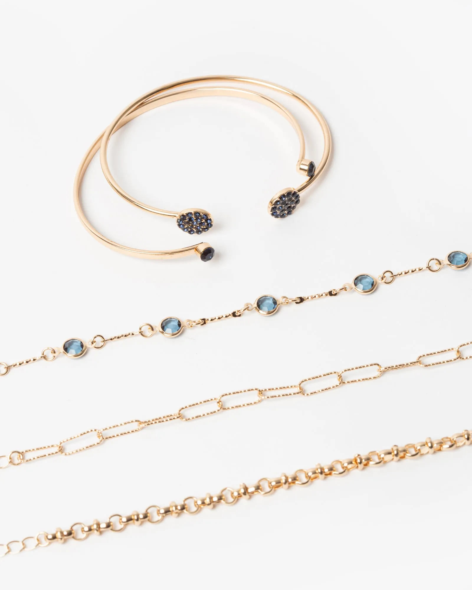 Blue Bangle And Bracelet Pack sold by Collete Hayman