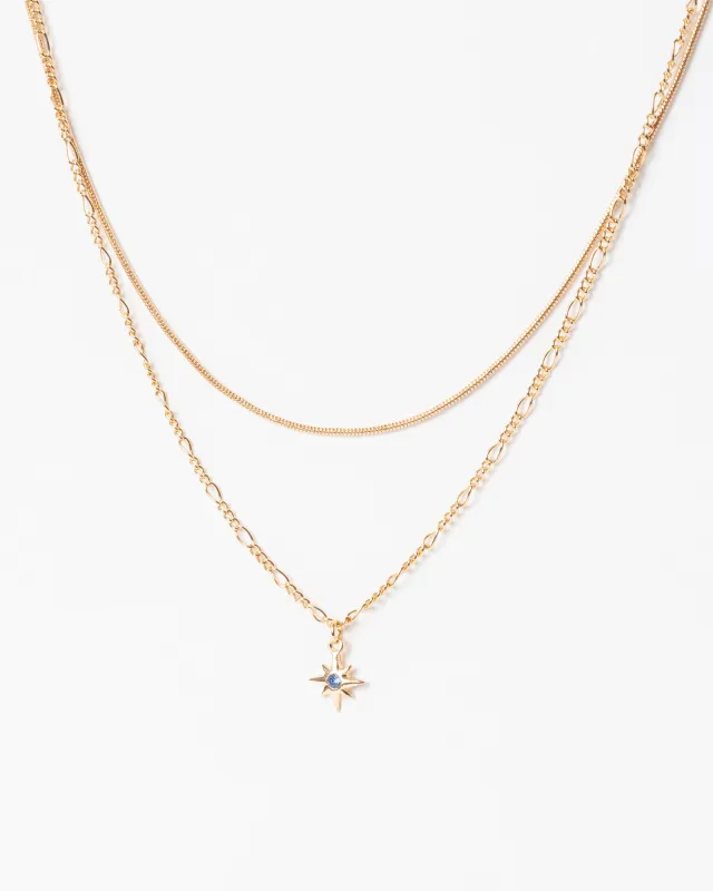 Blue Starlight Fine Chain Necklace sold by Collete Hayman