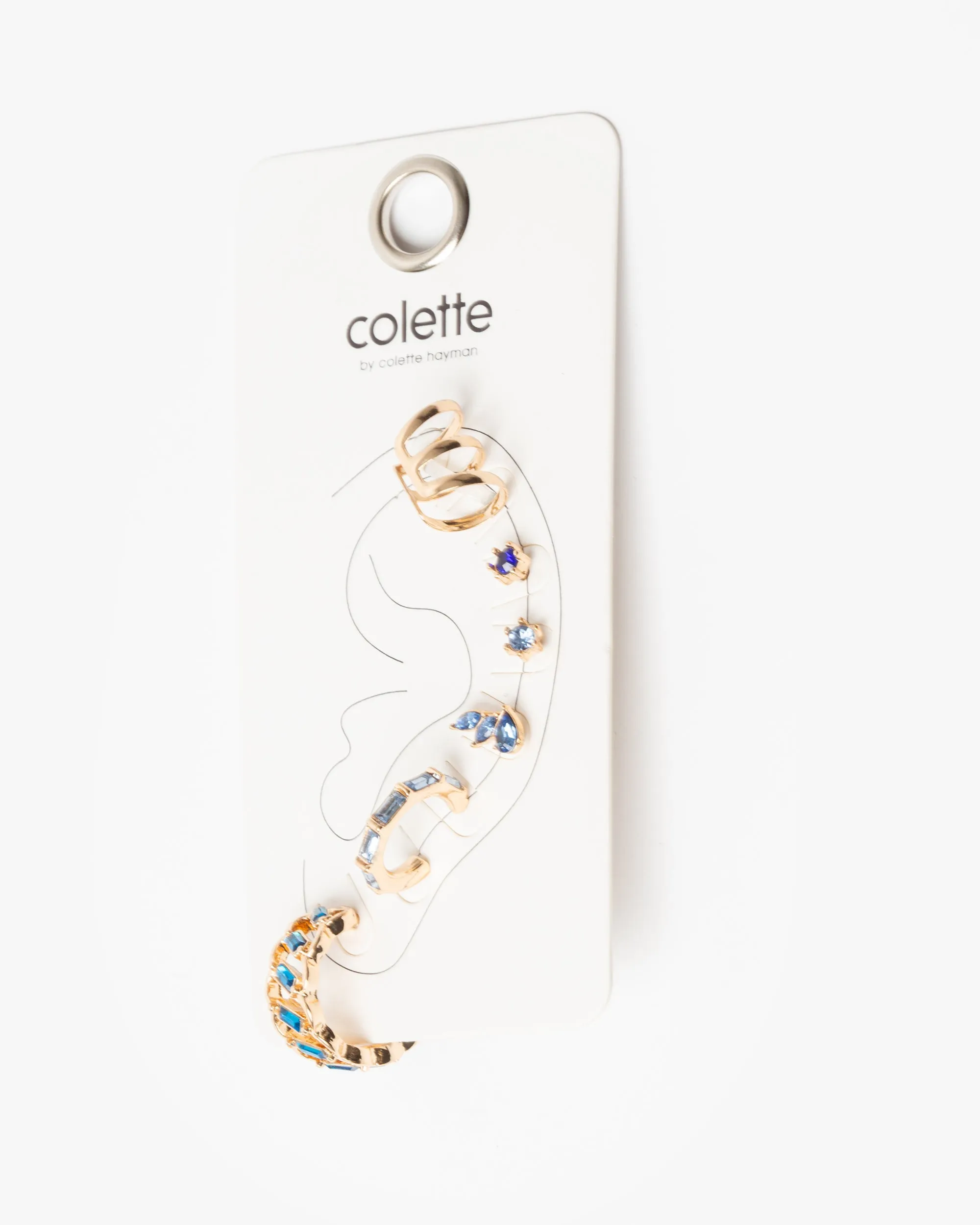 Blue Multi Colour Crystal Earring Pack sold by Collete Hayman product image thumbnail 3
