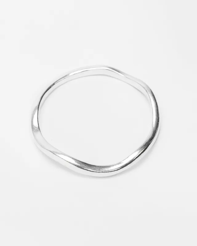 Silver Wavey Bracelet sold by Collete Hayman