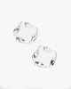 Silver Square Light Twist Hoop Earrings sold by Collete Hayman