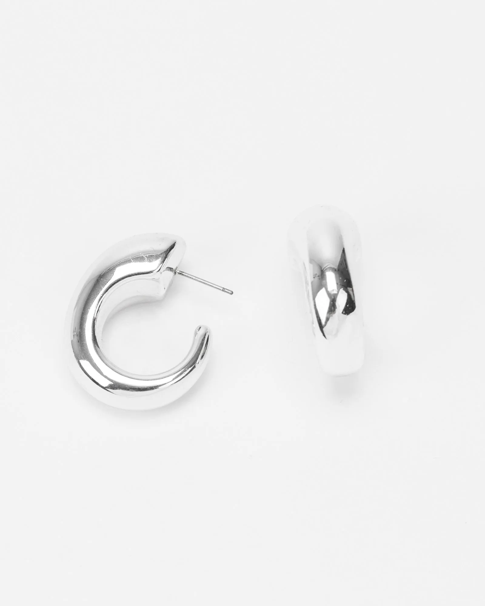 Silver Hook Hoop Earrings sold by Collete Hayman