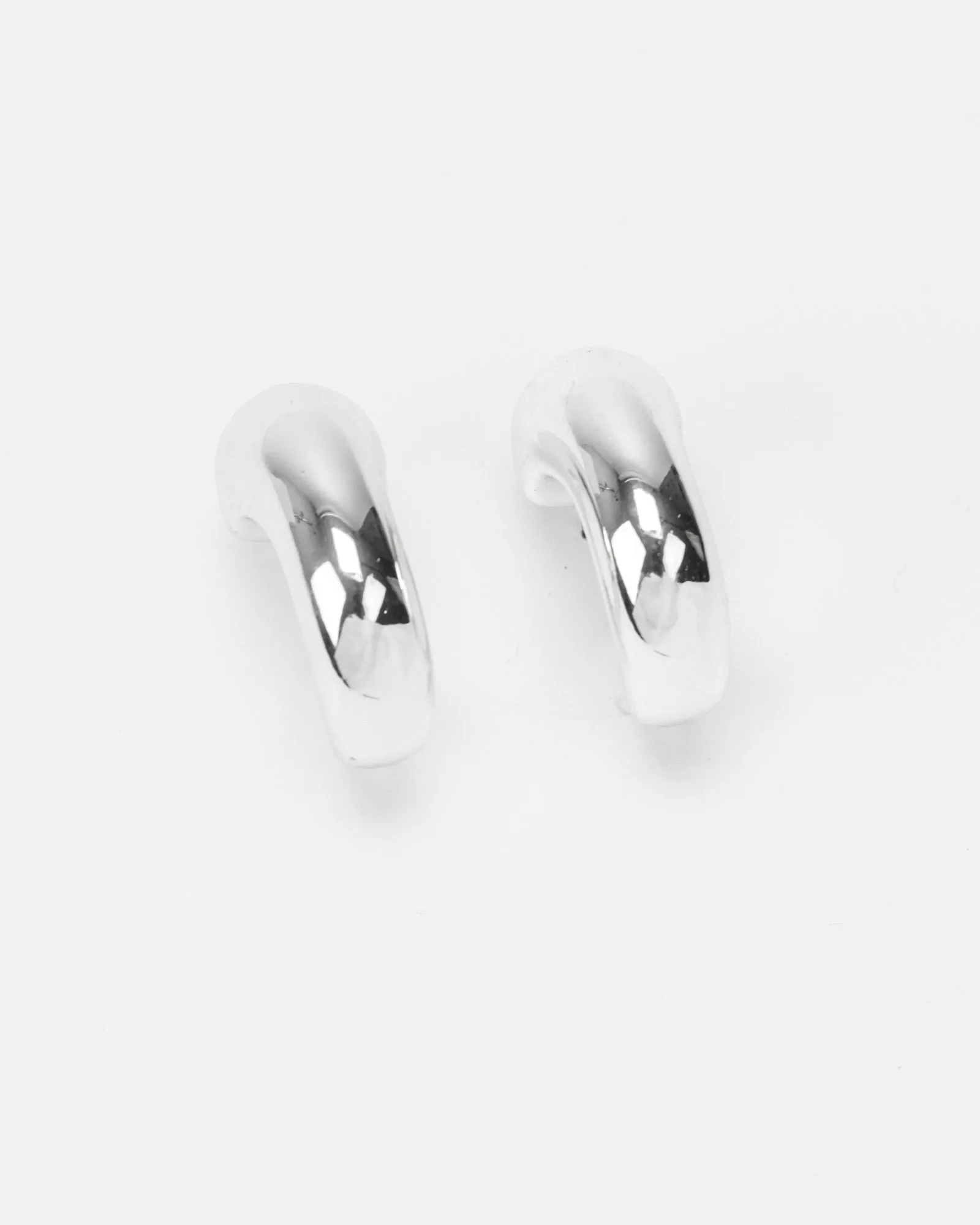 Silver Hook Hoop Earrings sold by Collete Hayman product image thumbnail 3