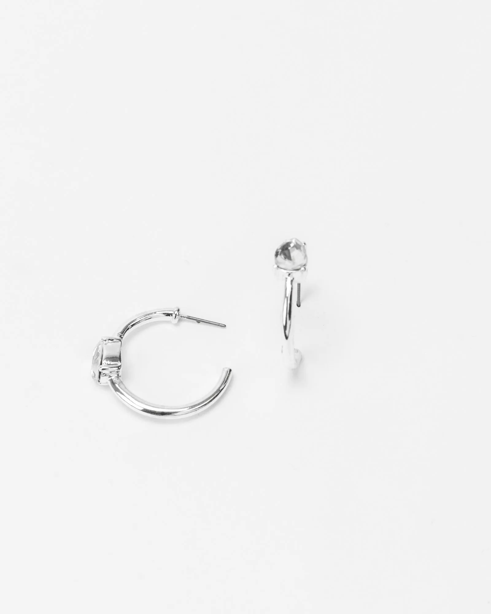 Crystal Embellished Hoop Earrings sold by Collete Hayman product image thumbnail 3