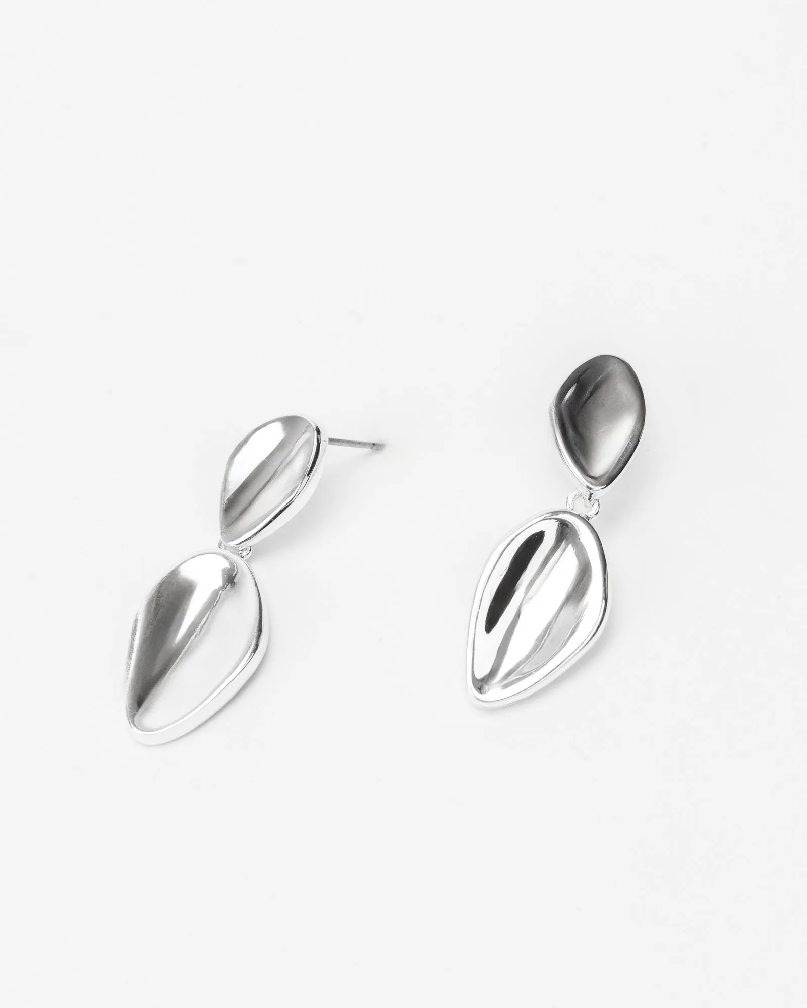 Silver Irregular Simple Drop Earrings sold by Collete Hayman