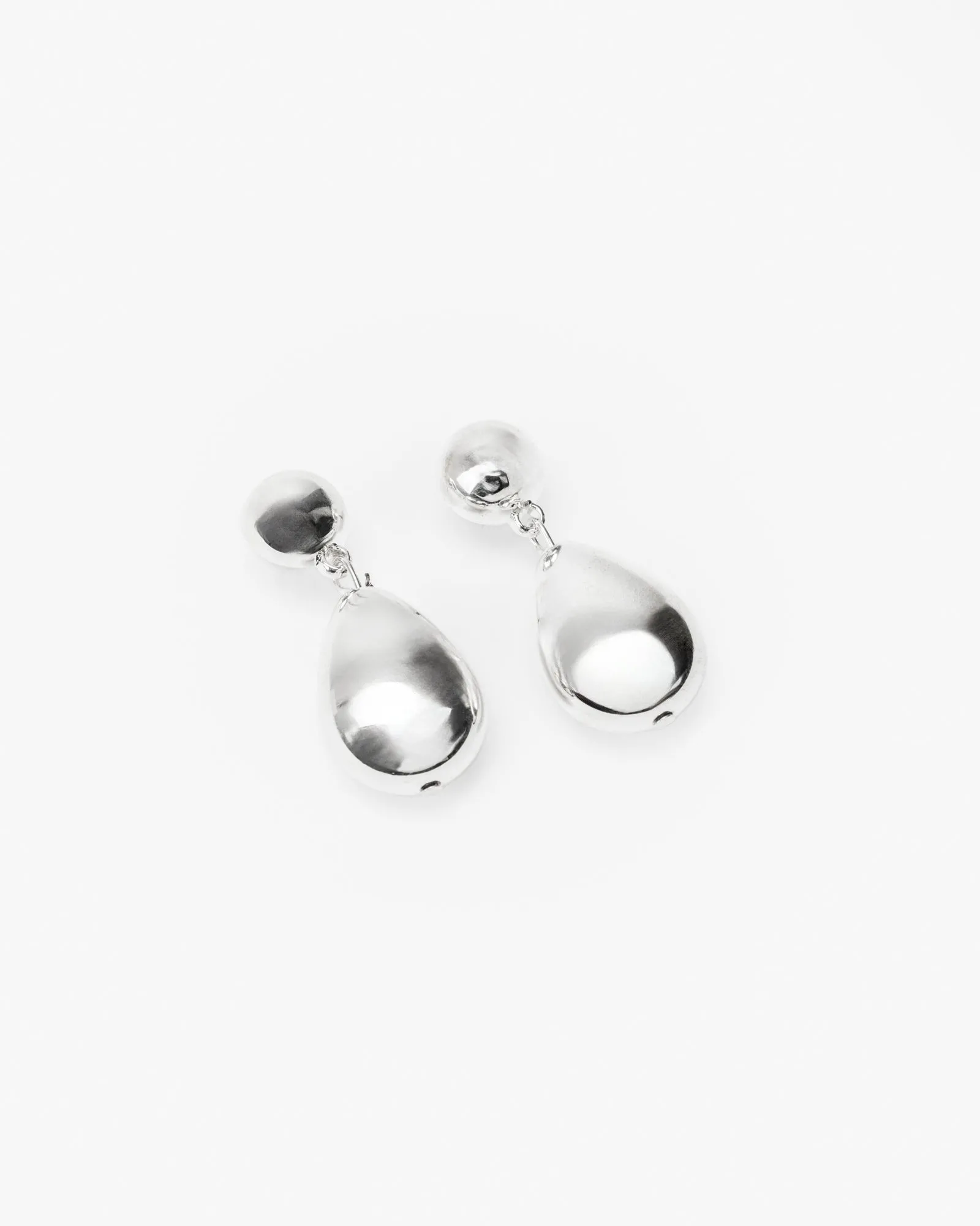 Silver Sphere Drop Earrings sold by Collete Hayman