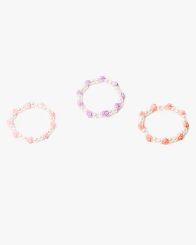 Pearl Rose Detail Bracelet sold by Collete Hayman