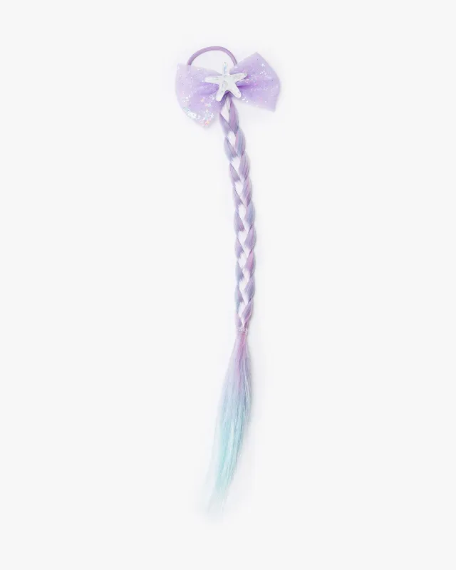 Purple Mermaid Charm Plait Hair Tie sold by Collete Hayman