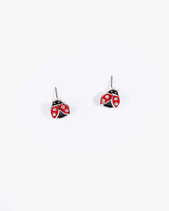 Red Ladybird Stud Earrings sold by Collete Hayman