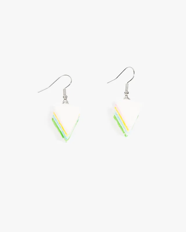 Multi Colour Rainbow Cake Hook Drop Earrings sold by Collete Hayman