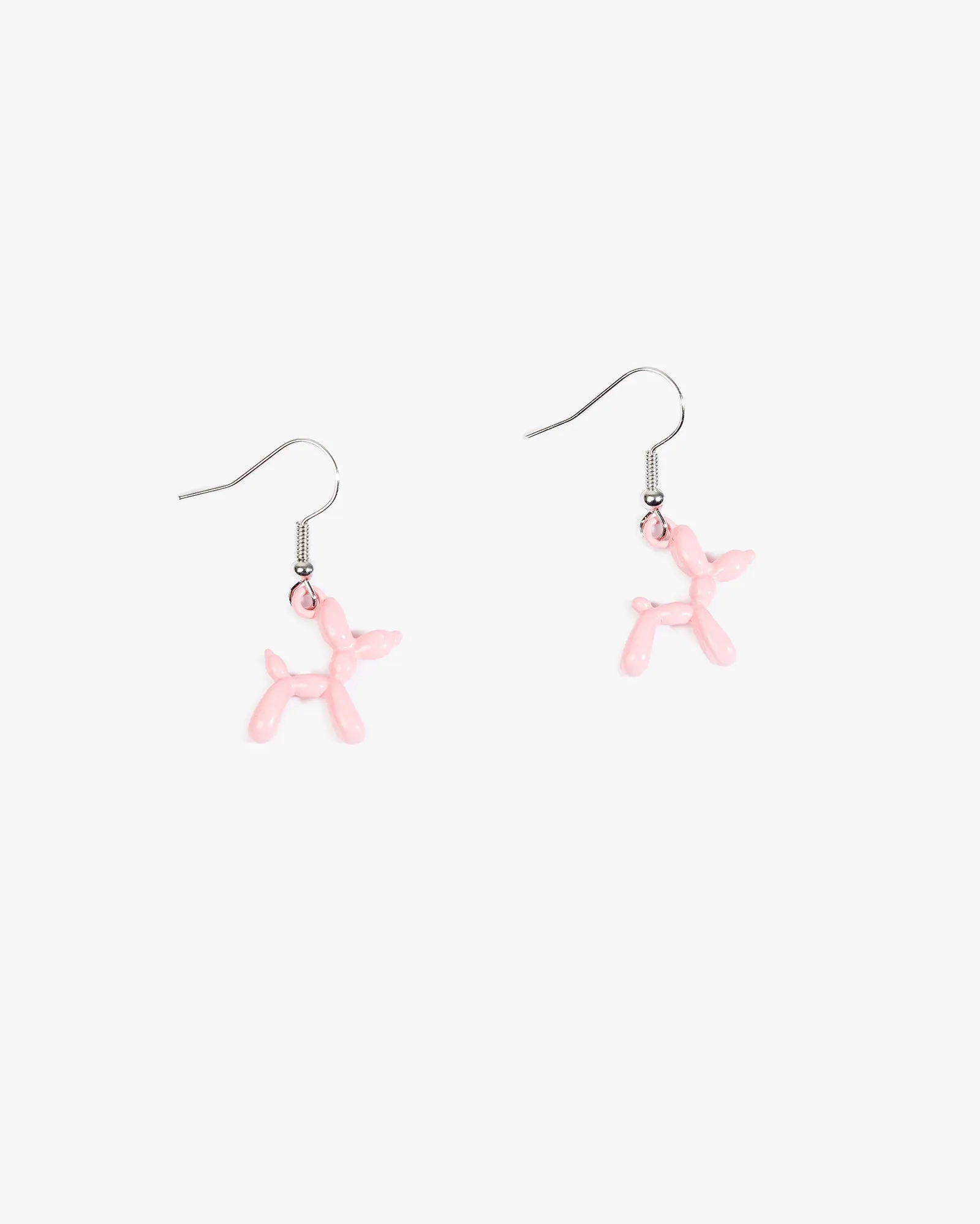 Pink Balloon Dog Hook Drop Earrings sold by Collete Hayman