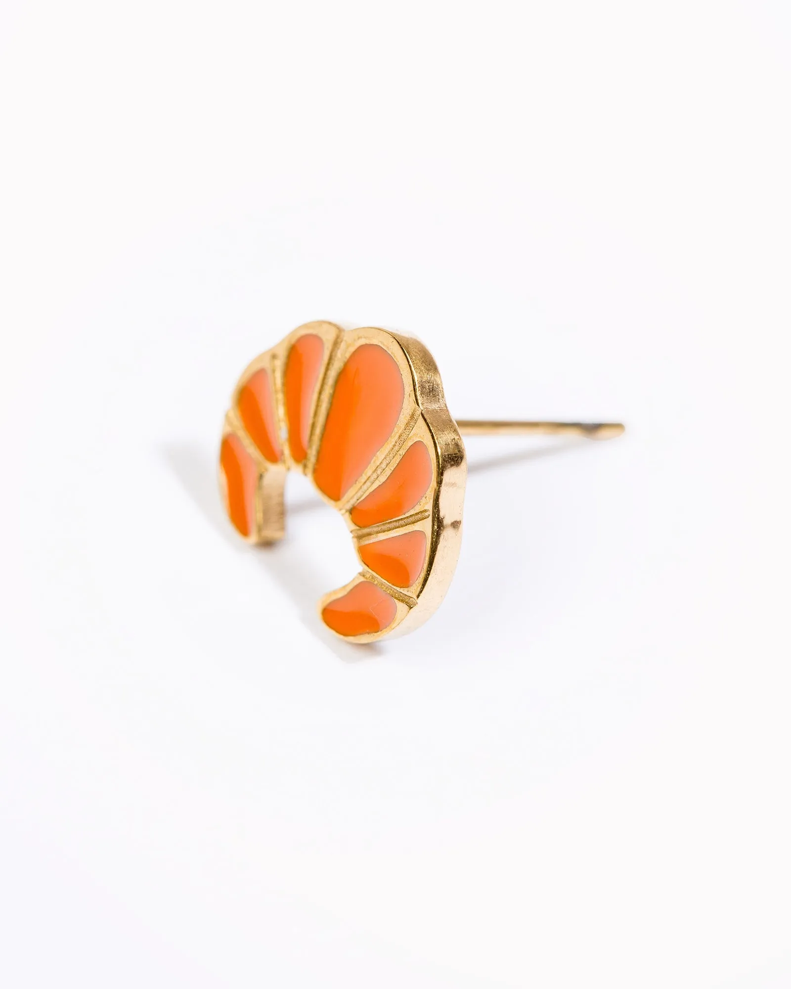 Brown Croissant Stud Earrings sold by Collete Hayman product image thumbnail 2