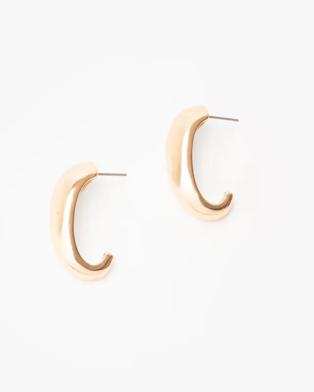 Gold Bubble Hoop Earrings sold by Collete Hayman