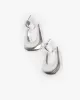 Silver Smooth Door Knocker Earrings sold by Collete Hayman