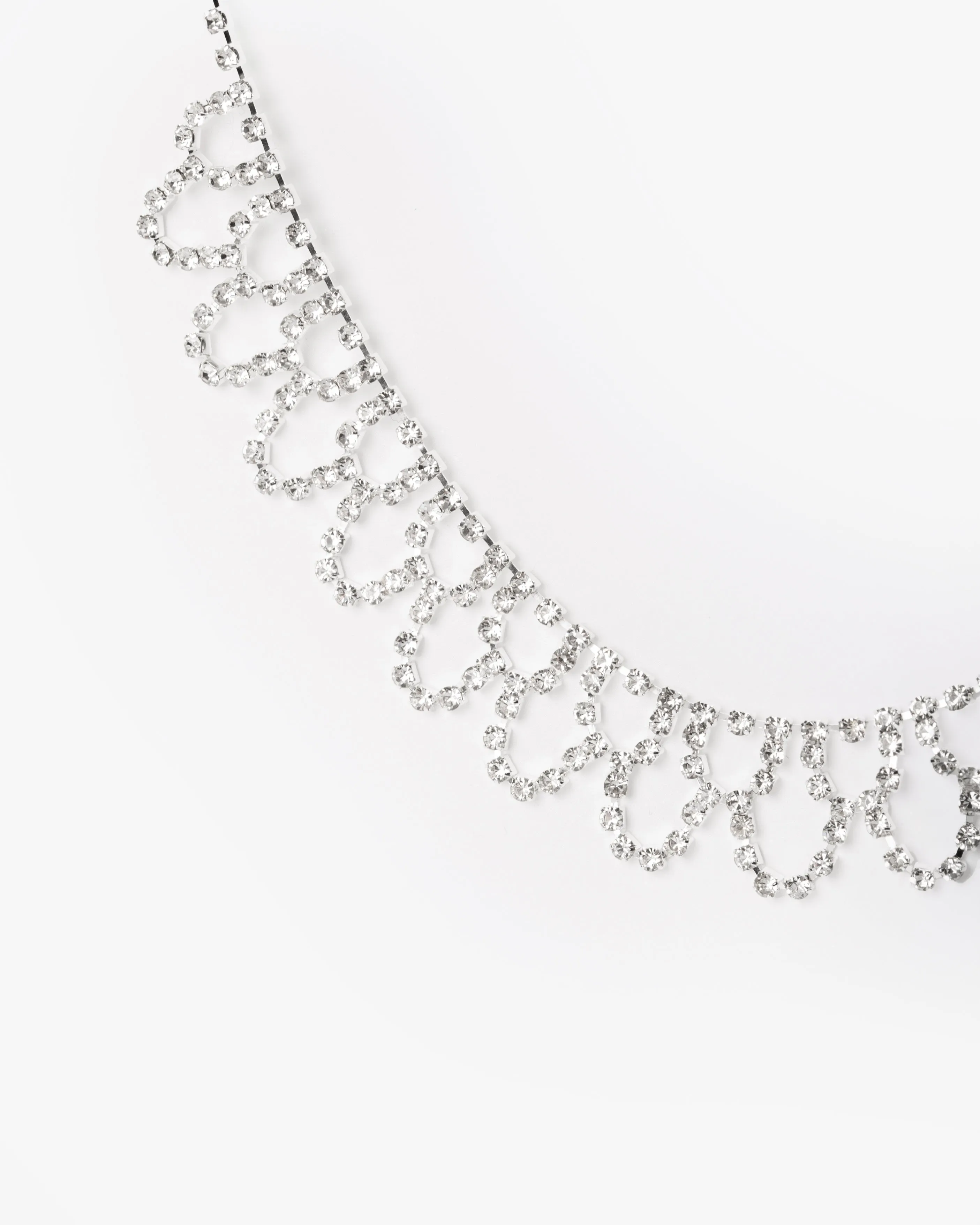 Crystal Looped Statement Necklace sold by Collete Hayman product image thumbnail 2