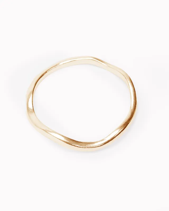Gold Wavey Bracelet sold by Collete Hayman