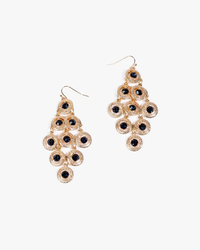 Multi Colour Disc Drop Earrings sold by Collete Hayman