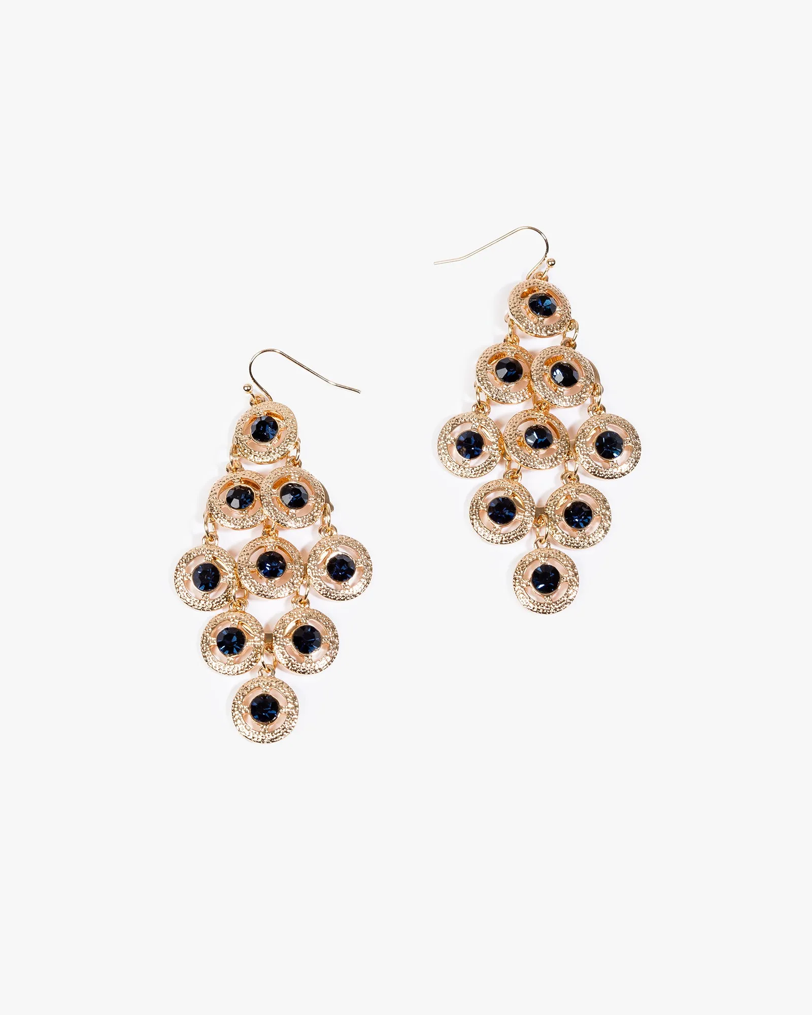 Multi Colour Disc Drop Earrings sold by Collete Hayman