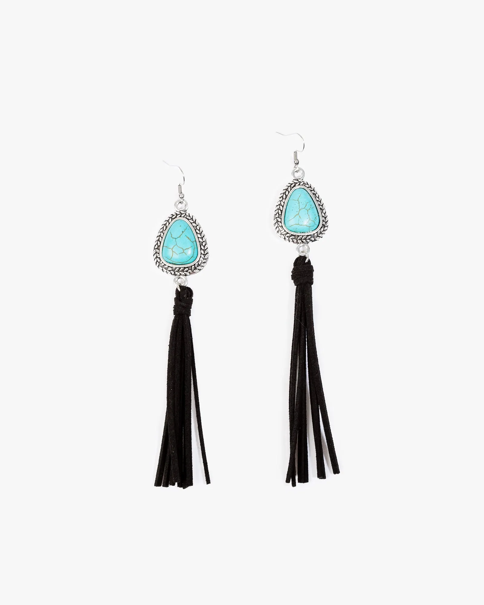 Multi Colour Stone Look Cord Detail Earrings sold by Collete Hayman