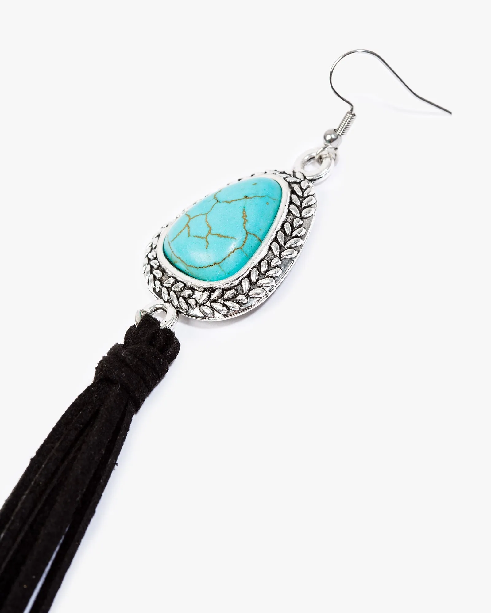 Multi Colour Stone Look Cord Detail Earrings sold by Collete Hayman product image thumbnail 2