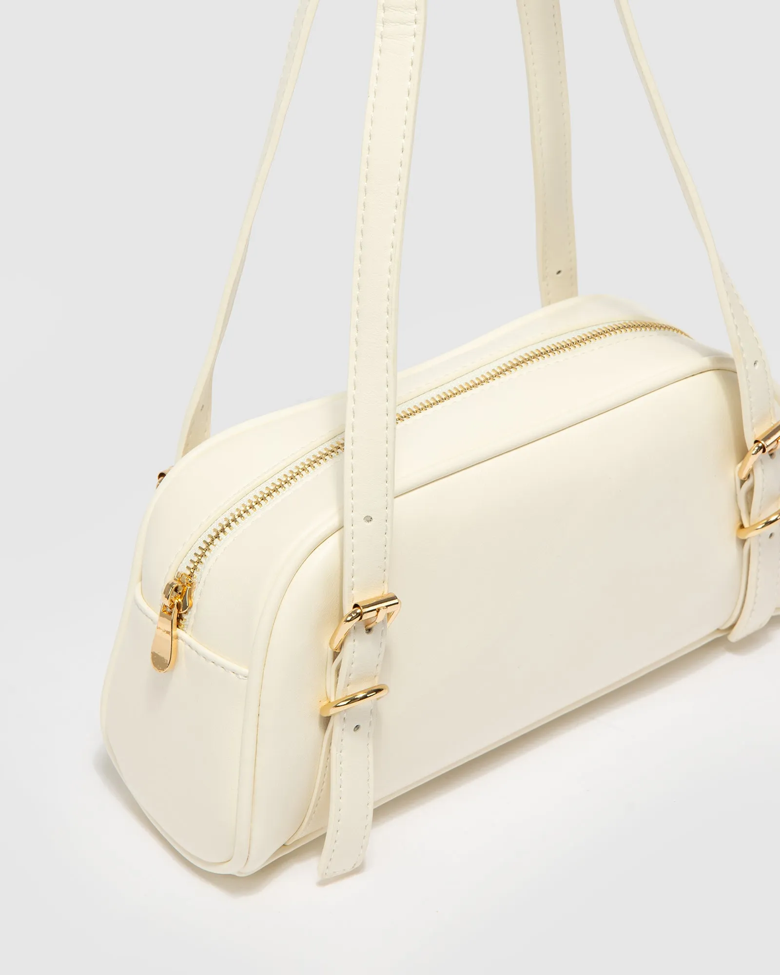 Ivory Zoe Buckle Shoulder Bag sold by Collete Hayman product image thumbnail 2