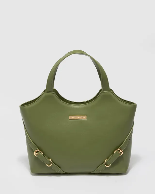 Green Emilia Top Handle Bag sold by Collete Hayman