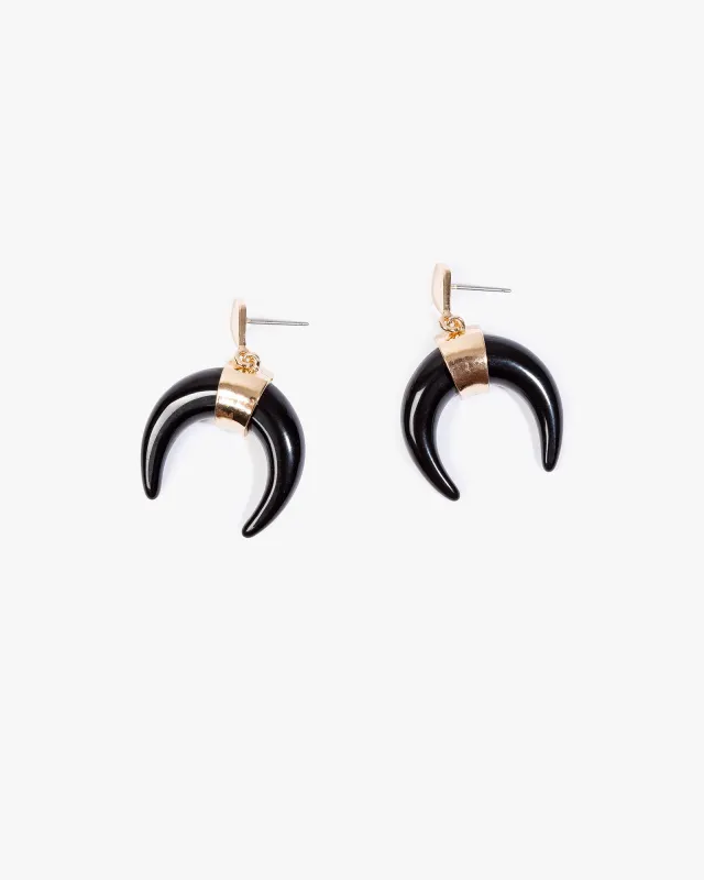 Multi Colour Western Horn Style Earrings sold by Collete Hayman