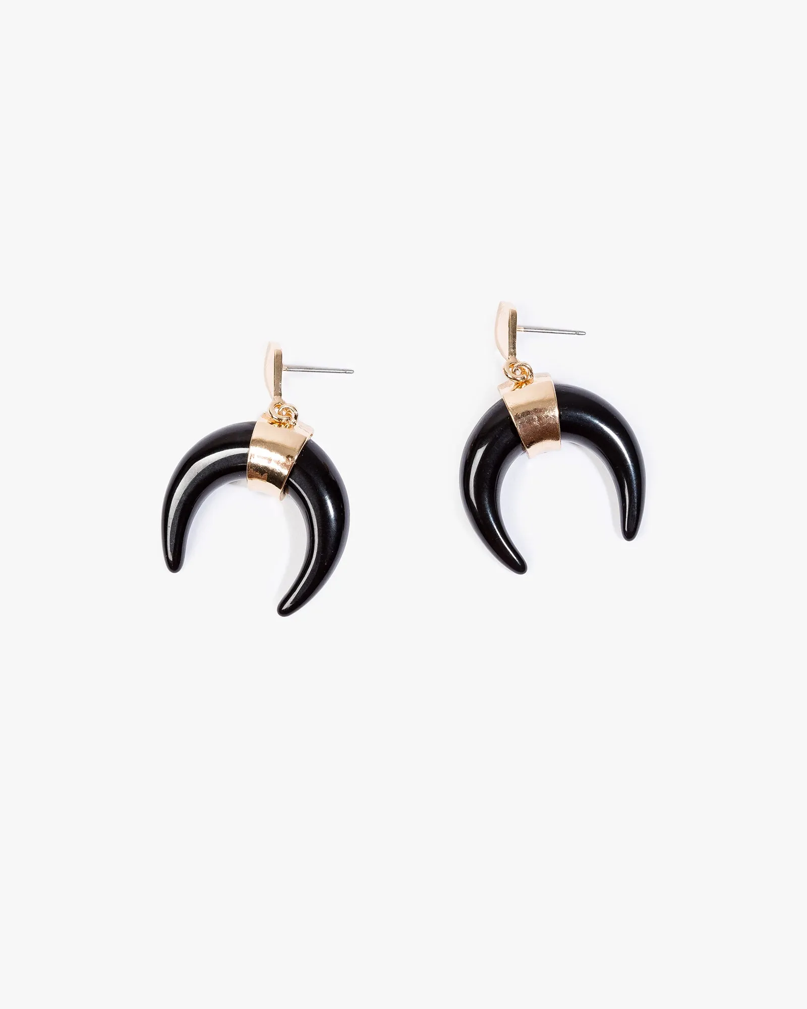Multi Colour Western Horn Style Earrings sold by Collete Hayman