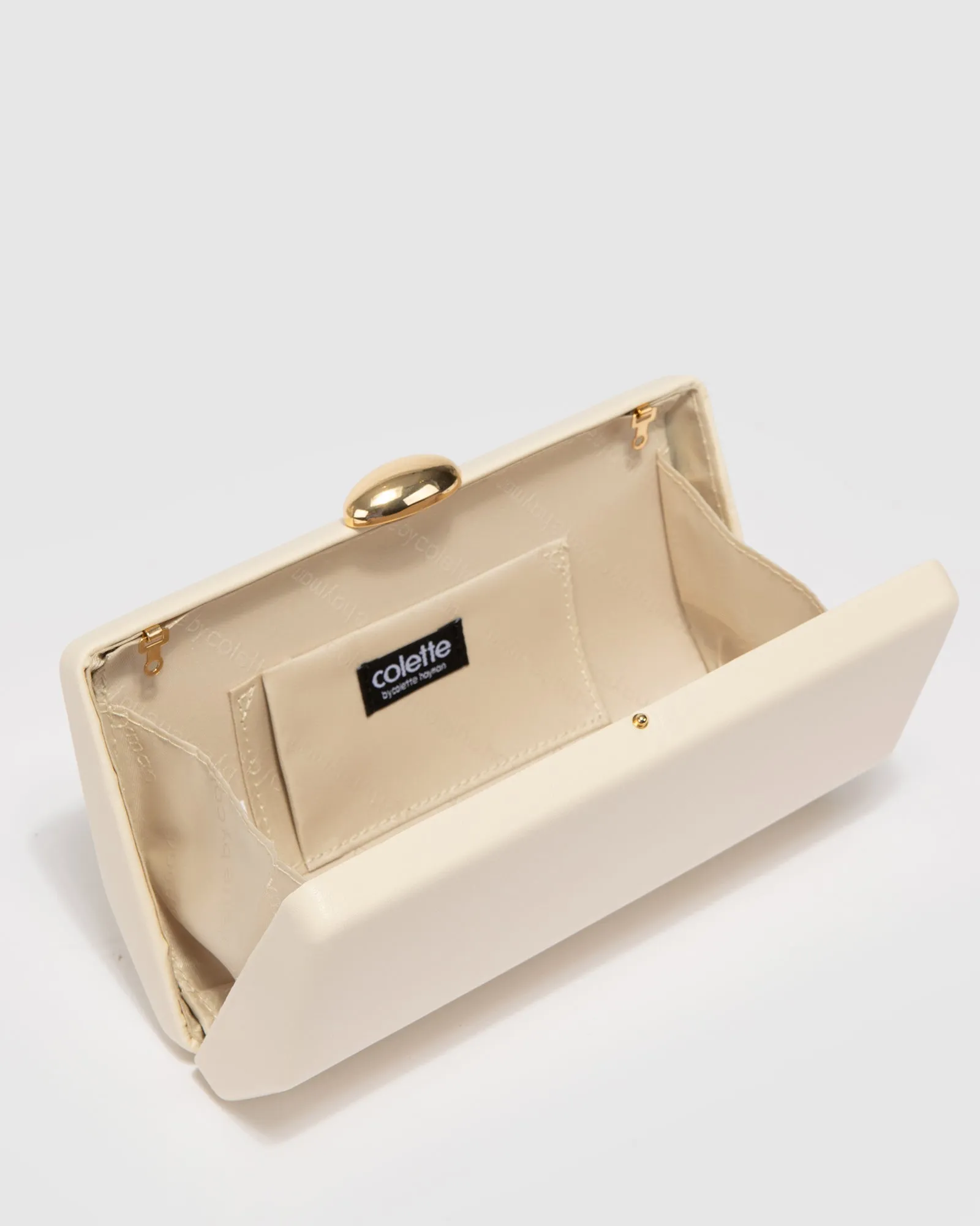 Natural Aliyah Hardcase Clutch Bag sold by Collete Hayman product image thumbnail 5