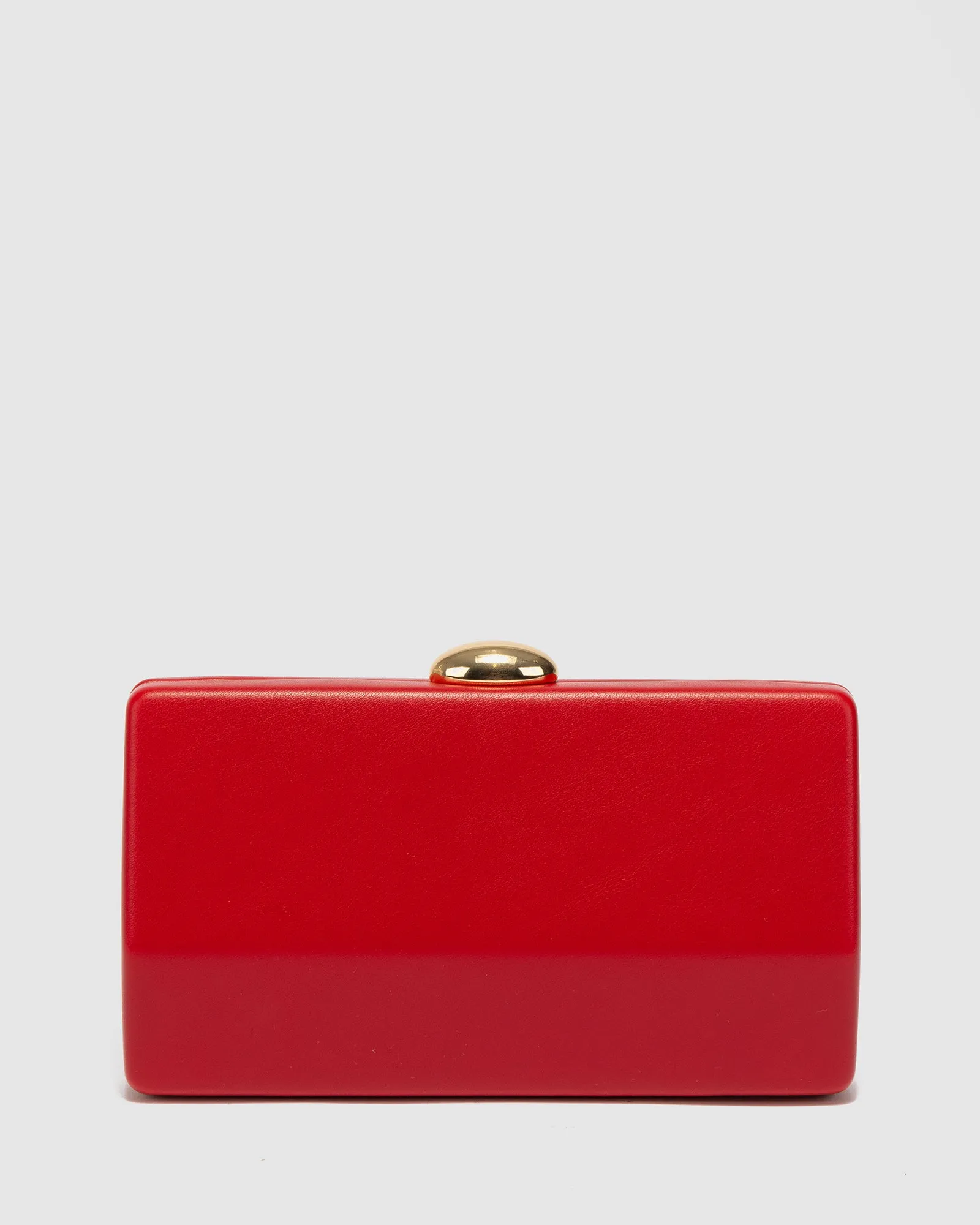 Red Aliyah Hardcase Clutch Bag sold by Collete Hayman