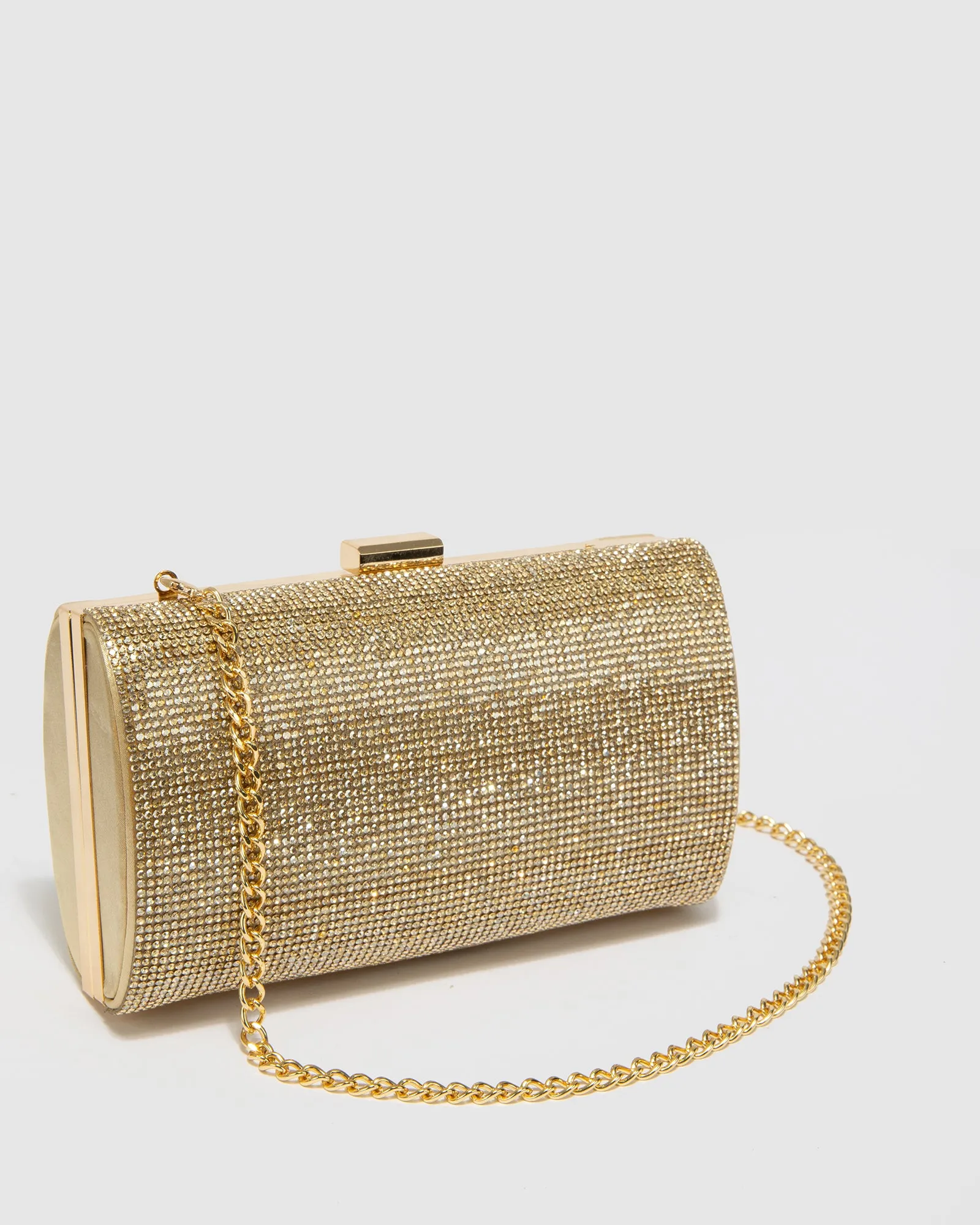 Gold Didi Hardcase Clutch Bag sold by Collete Hayman product image thumbnail 2