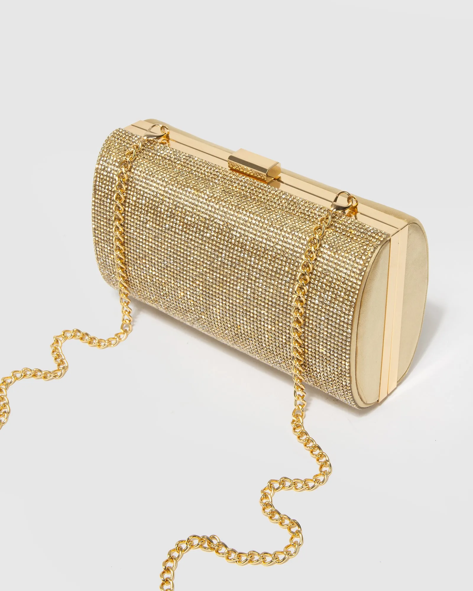 Gold Didi Hardcase Clutch Bag sold by Collete Hayman product image thumbnail 5