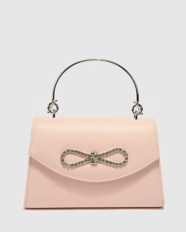 Pink Luana Mini Bow Bag sold by Collete Hayman