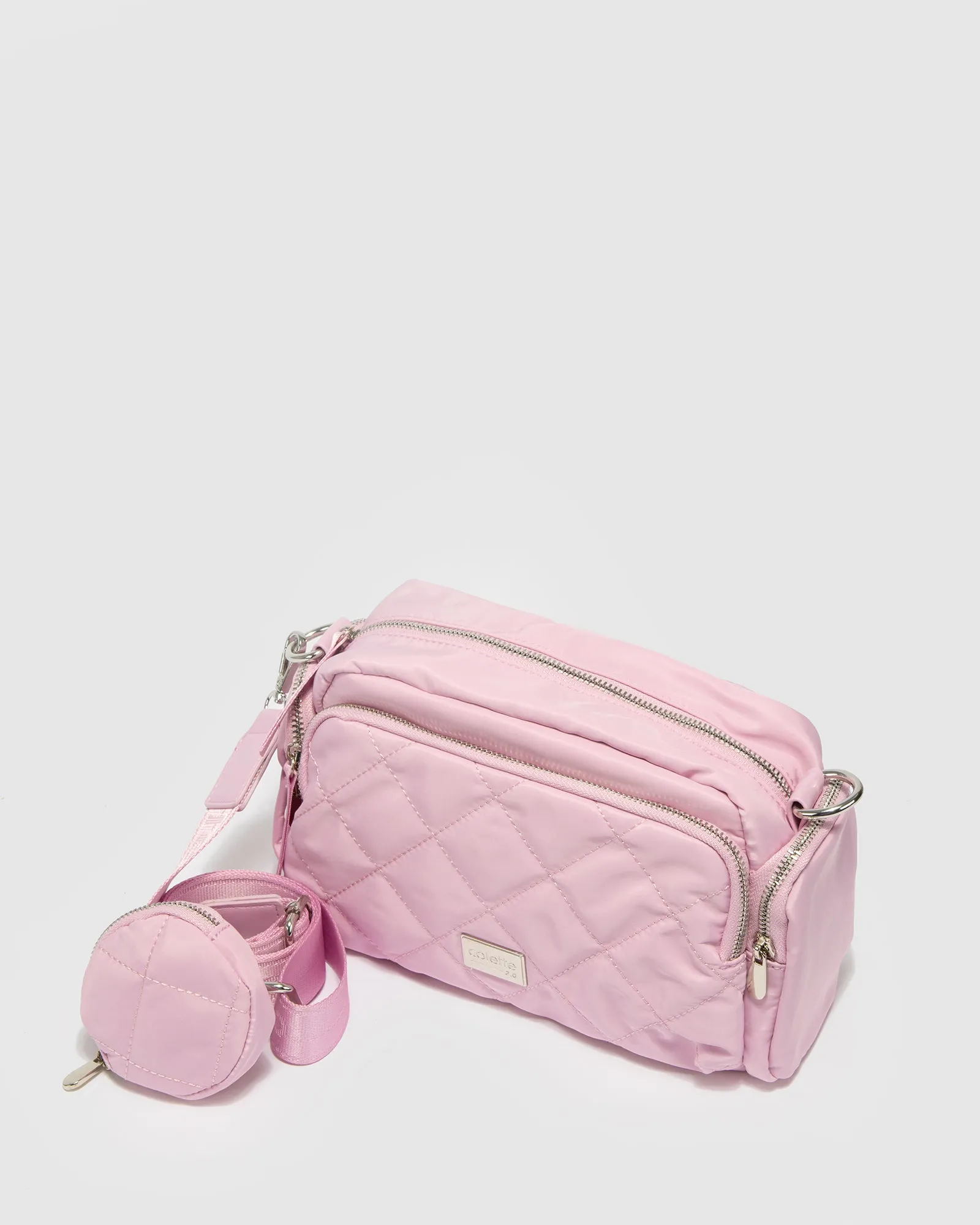 Pink Harper Nylon Crossbody Bag sold by Collete Hayman product image thumbnail 5