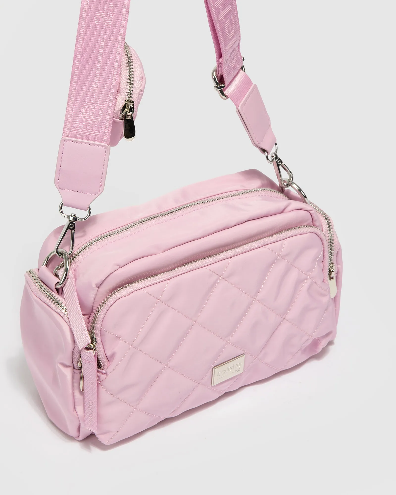 Pink Harper Nylon Crossbody Bag sold by Collete Hayman product image thumbnail 2