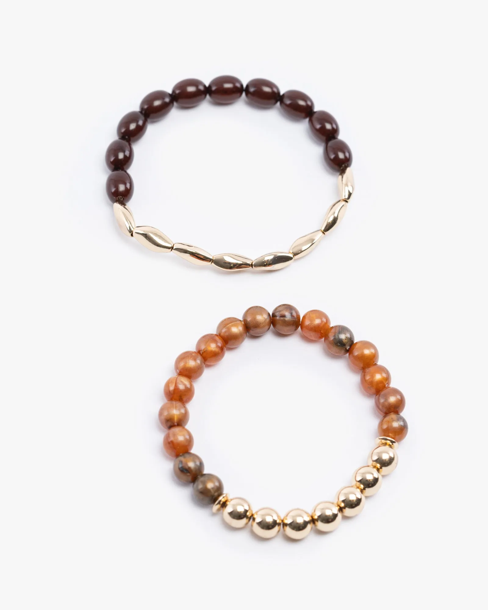 Brown 2 Pack Beaded Bracelet sold by Collete Hayman product image thumbnail 3