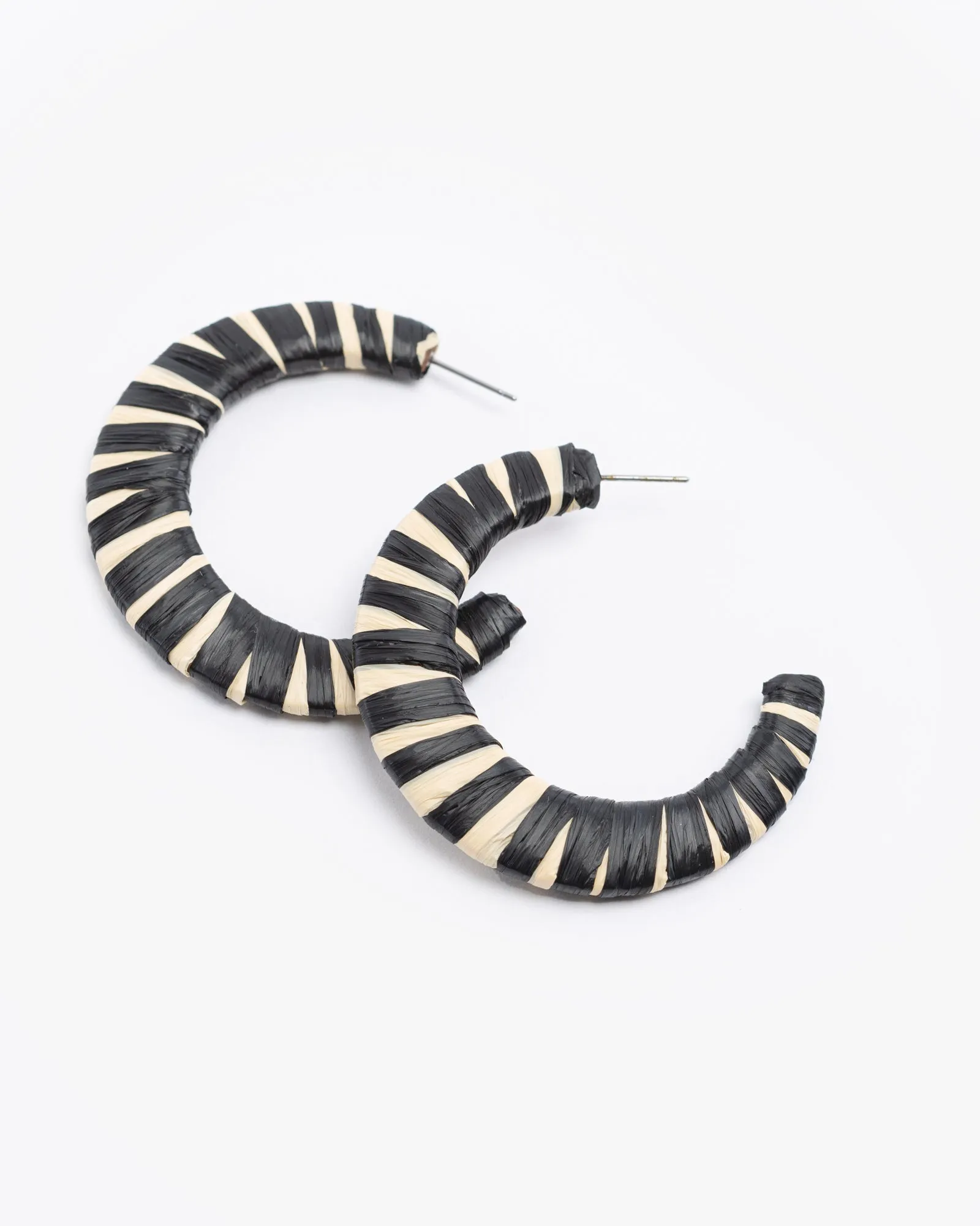 Multi Colour Wrapped Hoop Earrings sold by Collete Hayman product image thumbnail 2