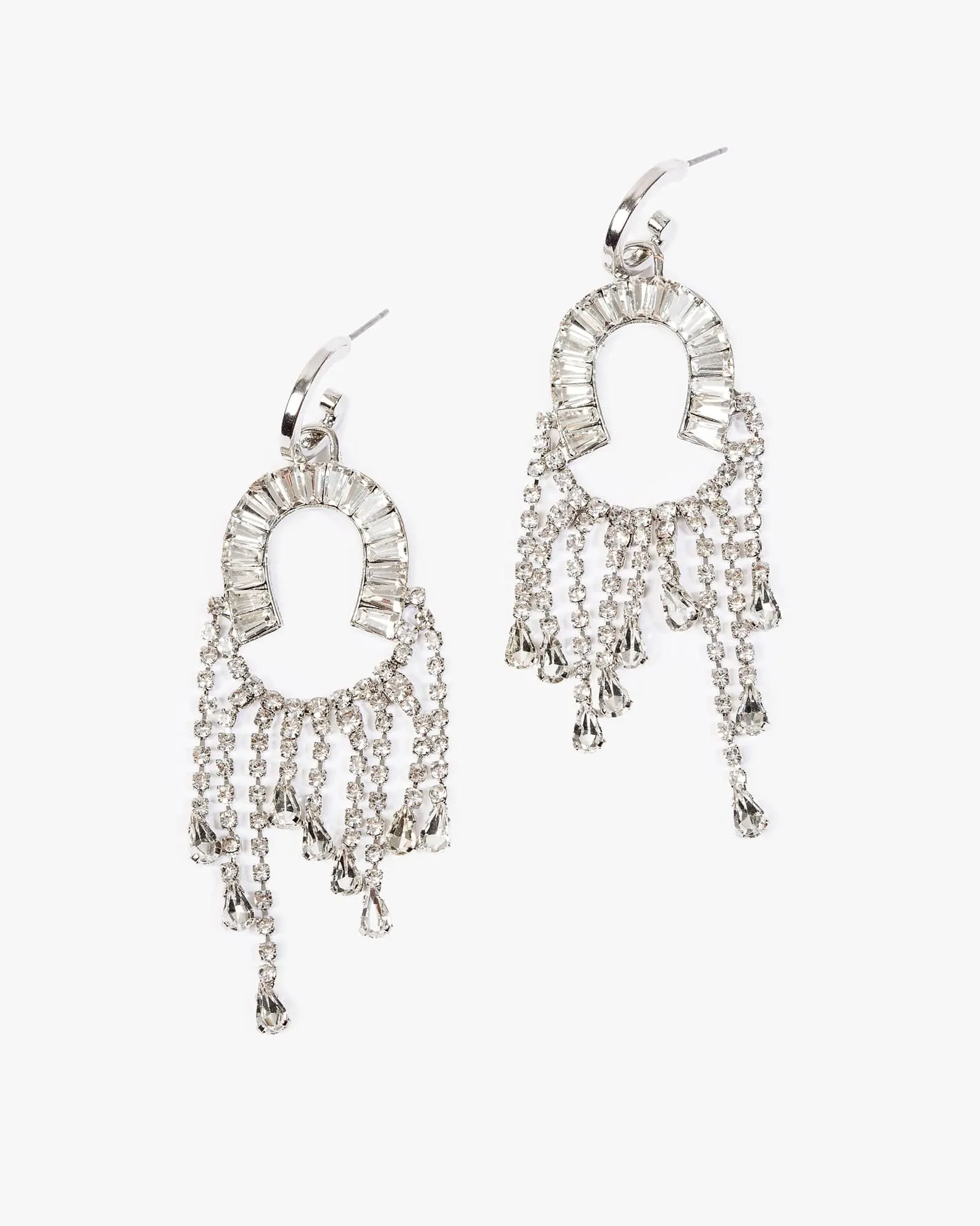 Crystal Horseshoe Drop Earrings sold by Collete Hayman