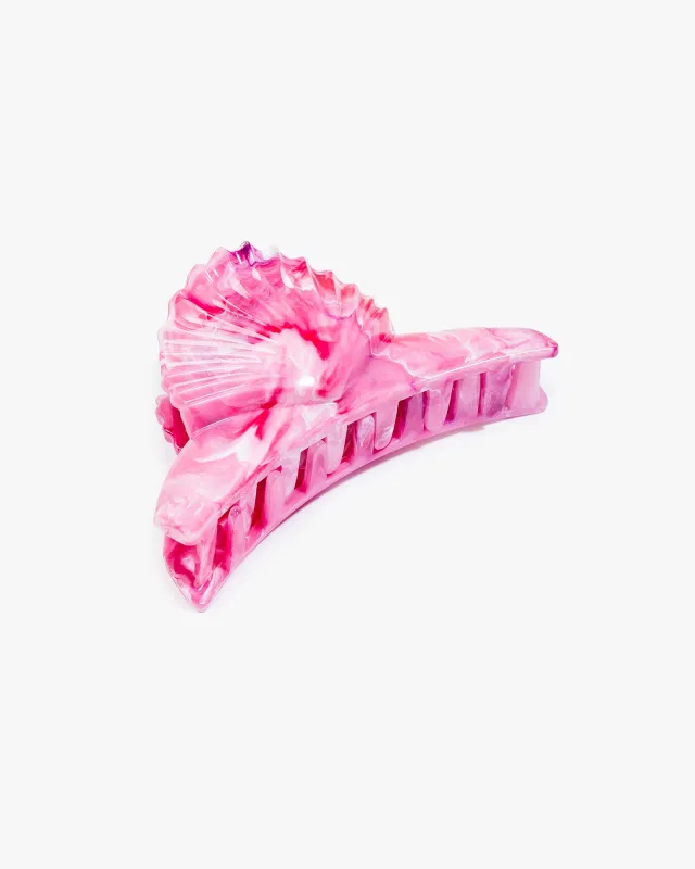 Pink Marble Sea Icon Hair Claw Clip sold by Collete Hayman