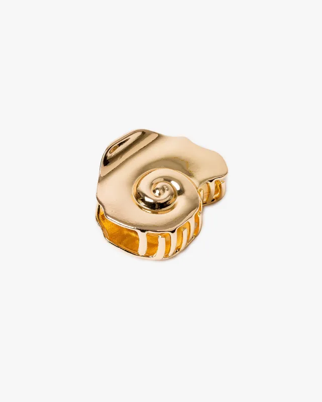 Gold Swirl Sea Icon Hair Claw Clip sold by Collete Hayman