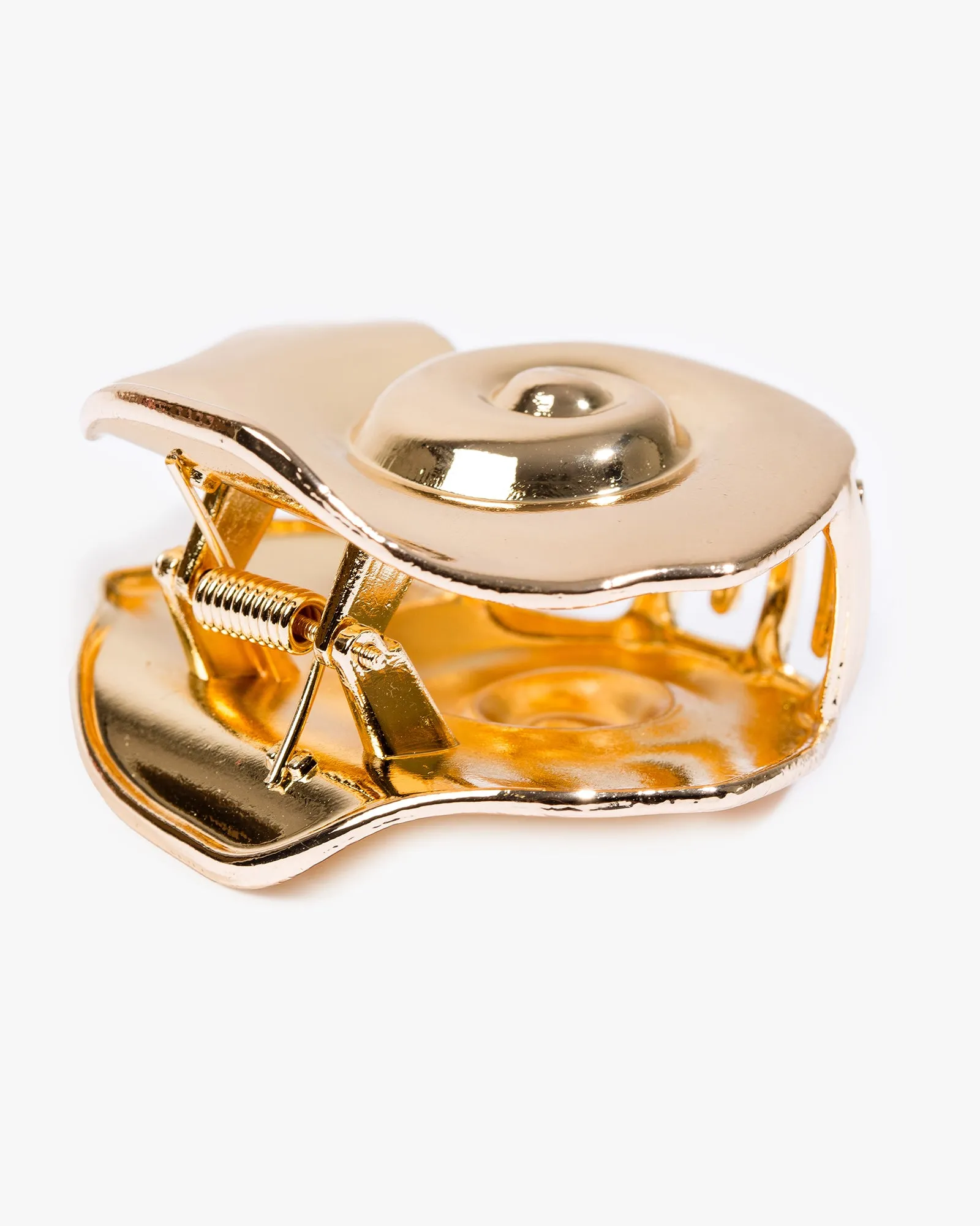 Gold Swirl Sea Icon Hair Claw Clip sold by Collete Hayman product image thumbnail 2