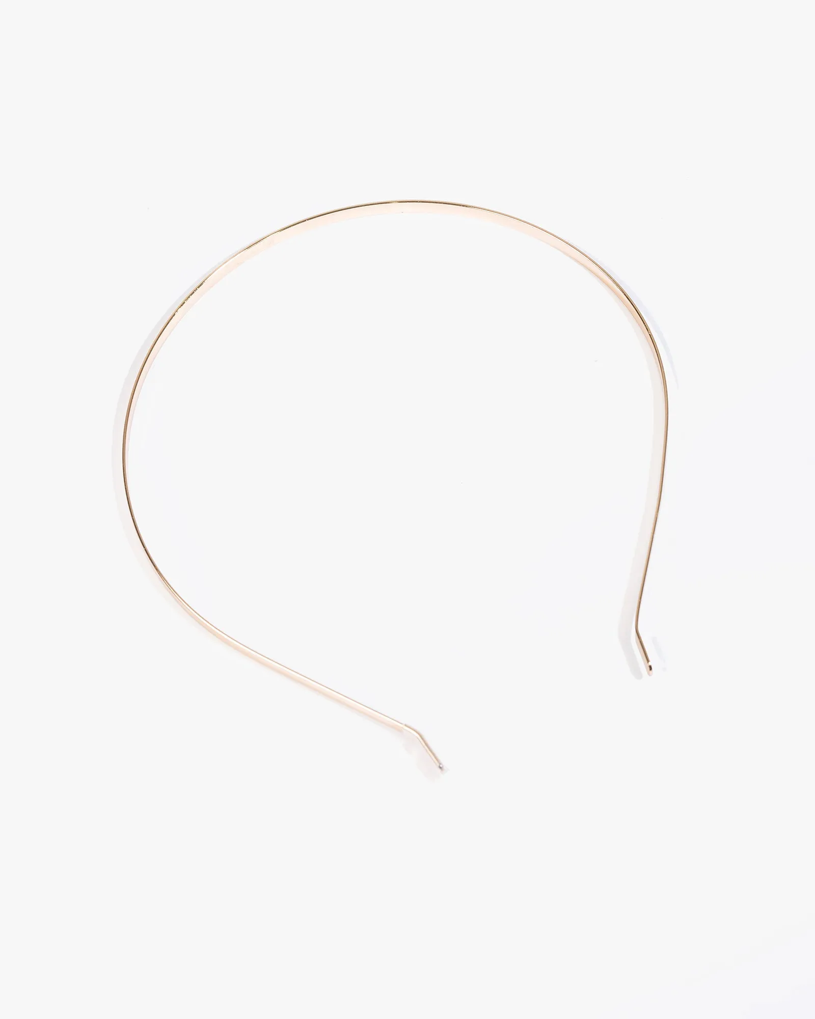 Gold Thin Metal Headband sold by Collete Hayman