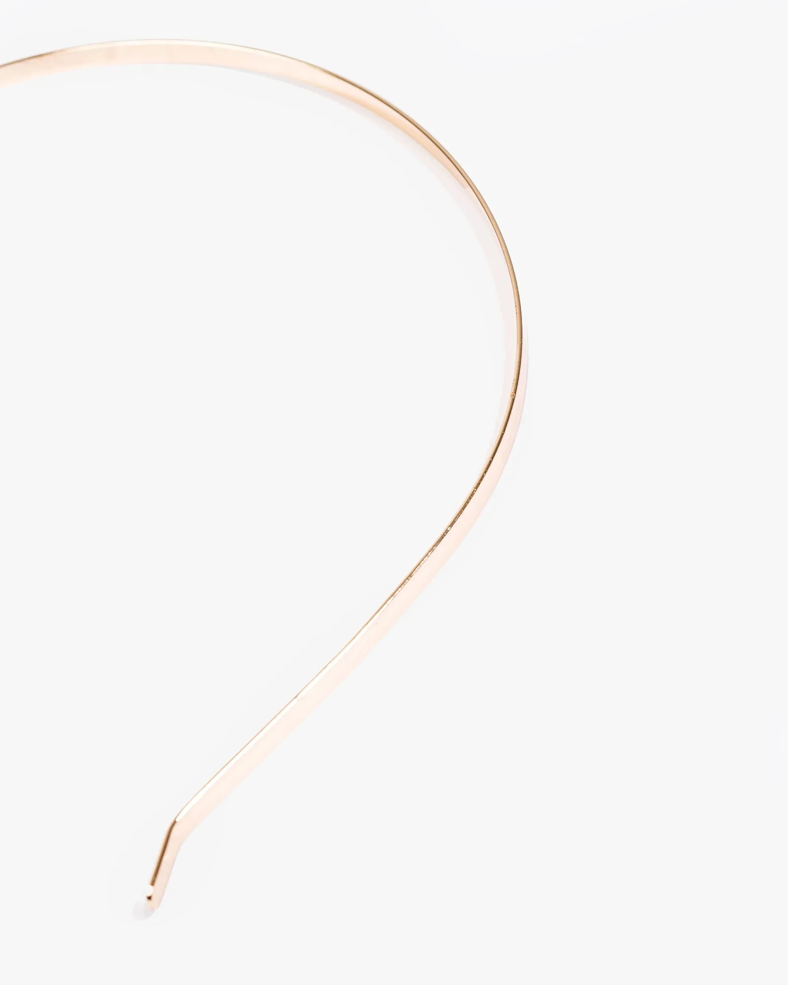 Gold Thin Metal Headband sold by Collete Hayman product image thumbnail 2