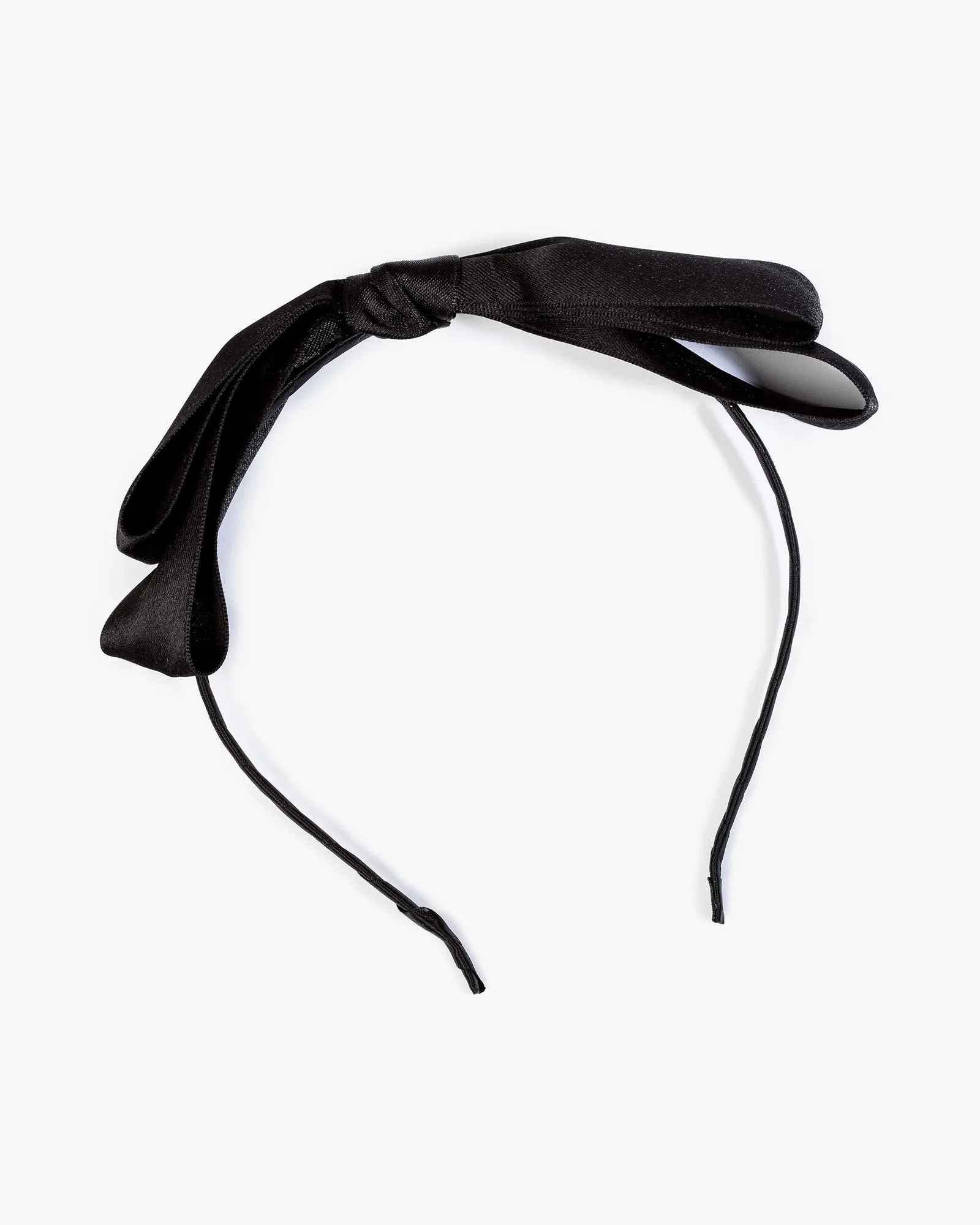 Black Oversized Double Bow Headband sold by Collete Hayman
